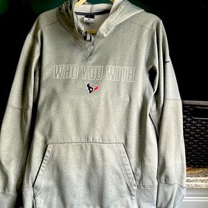 Gray Texans sweatshirt